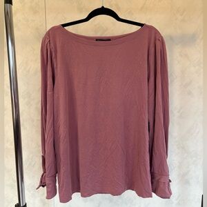 Women's Mauve Long Sleeve Top